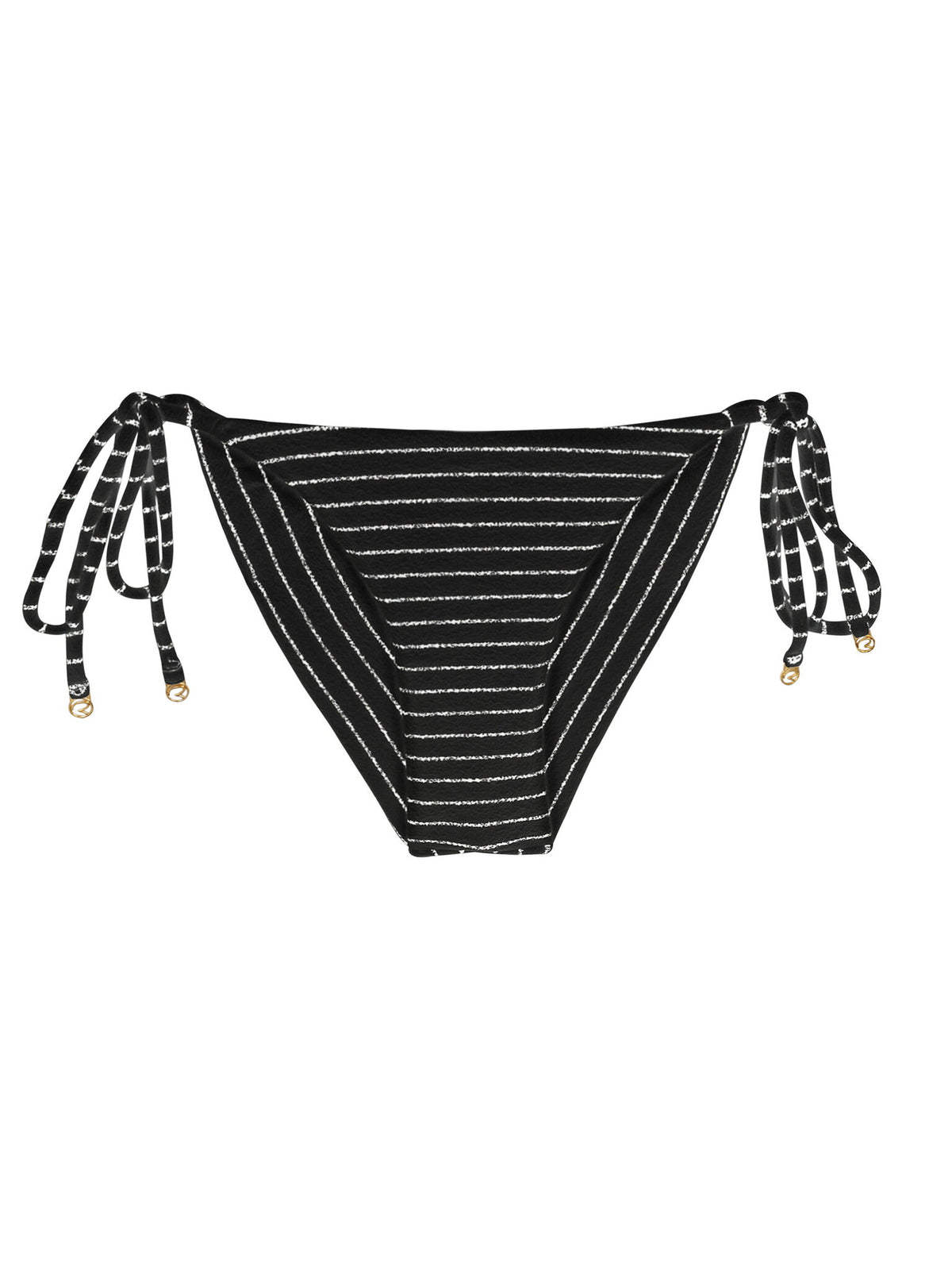 Product Front: Rio De Sol Bikini Bottoms Bottom Linea-Black Cheeky-Tie