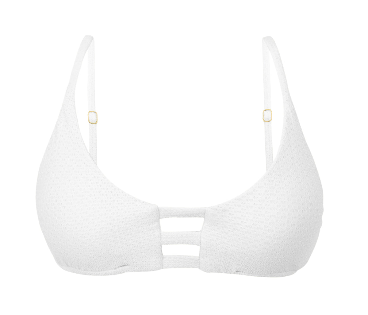 Product Front: Rio De Sol Bikini Tops Top Bora-White Bra-Trio