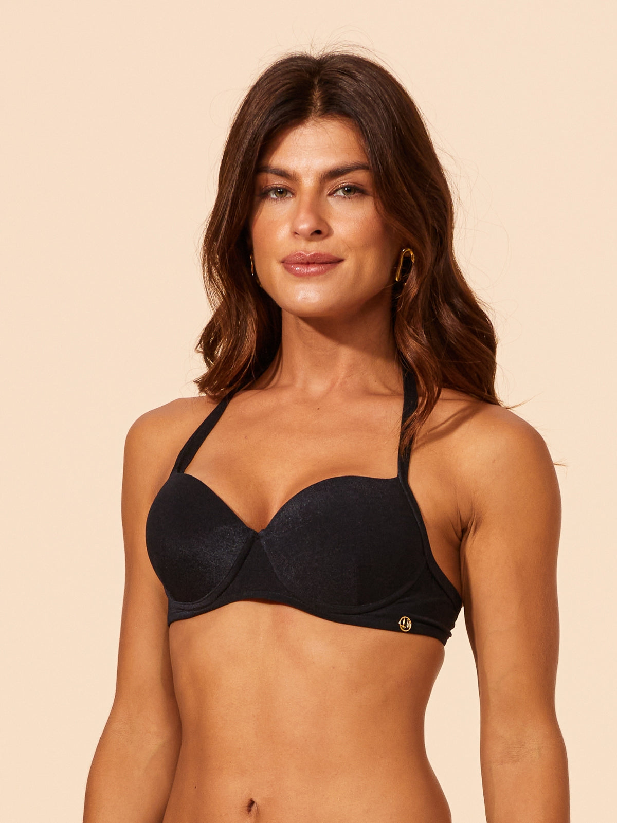Gallery: Lua Morena Bikini Tops Top Black Meia-Taca-Base