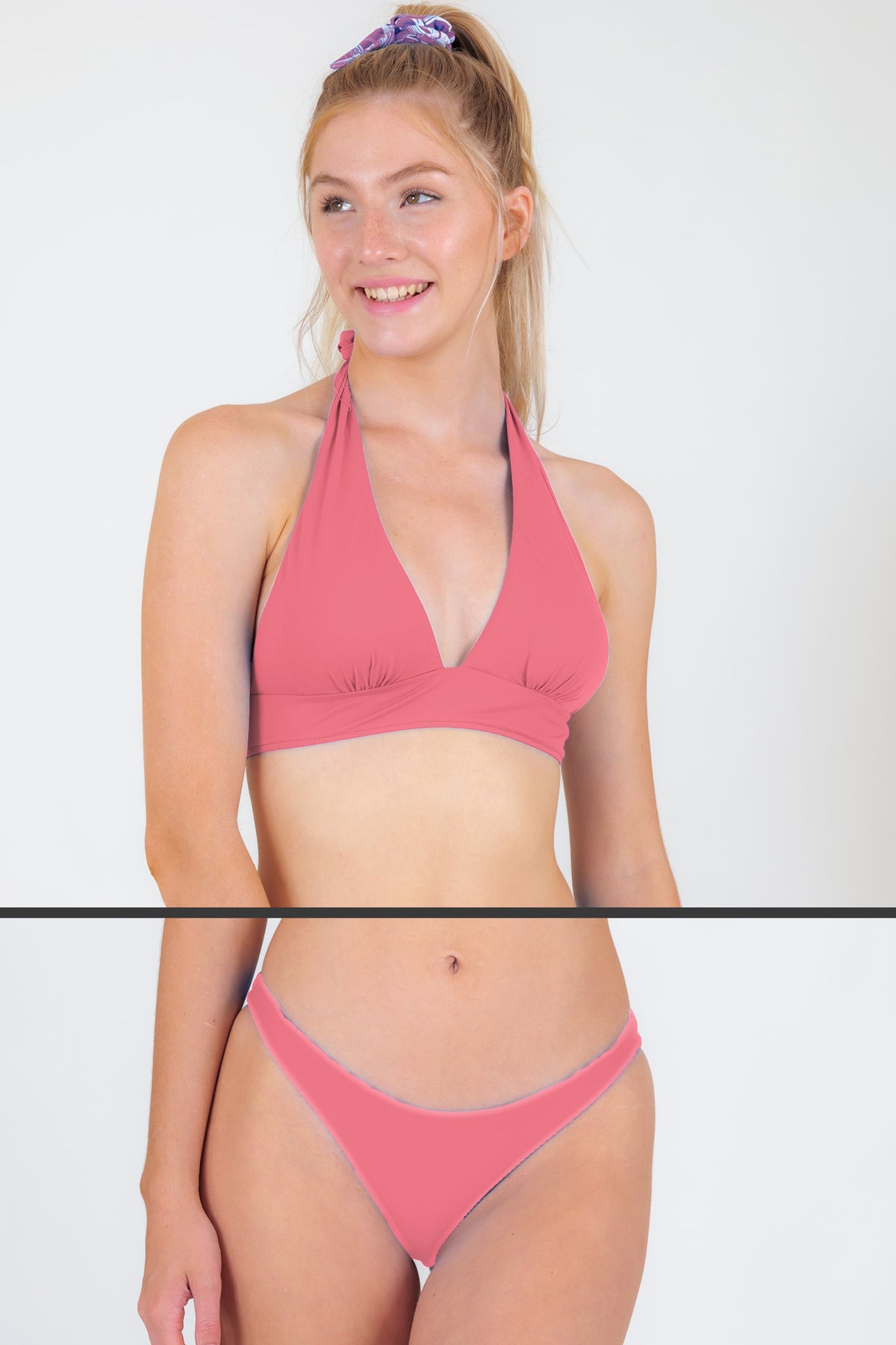 Gallery: Rio De Sol Two Piece Swimwear Set Confetti Halter-Cos Essential-Comfy
