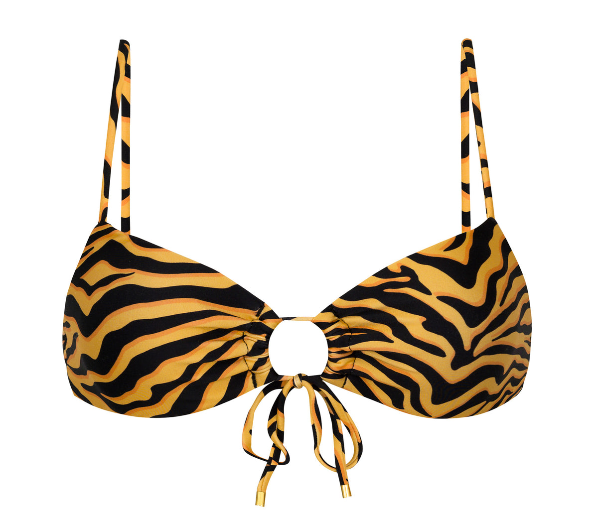Product Front: Rio De Sol Bikini Tops Top Wild-Orange Mila