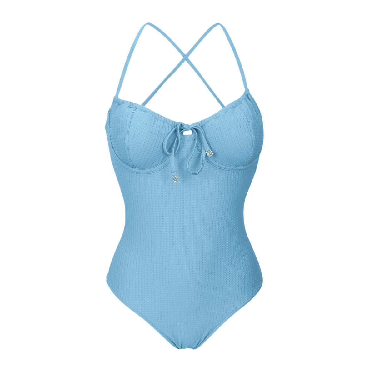 Product Front: Rio De Sol One Piece Swimsuits Dots-Sky Julia