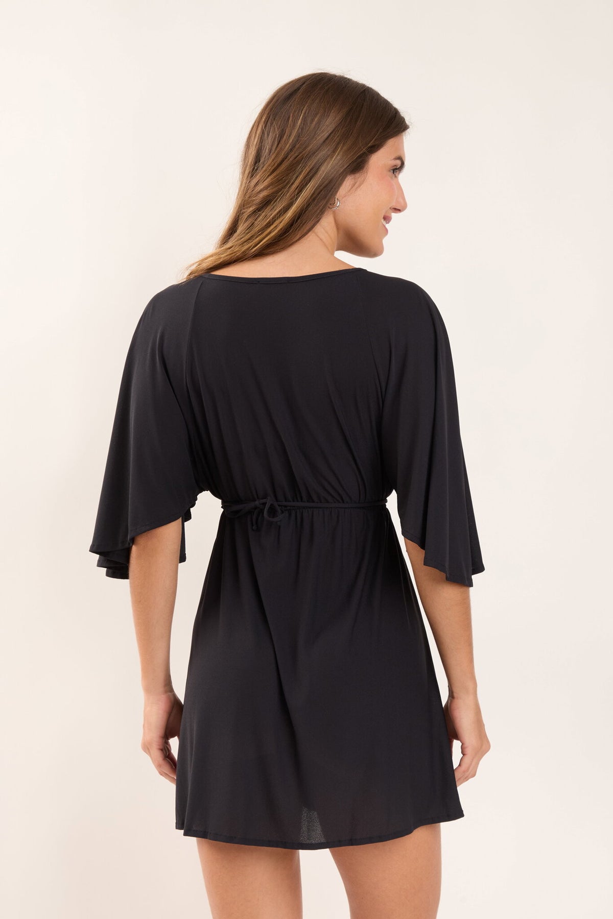 Model Back: Rio De Sol Mini Dresses Black Mini Dress