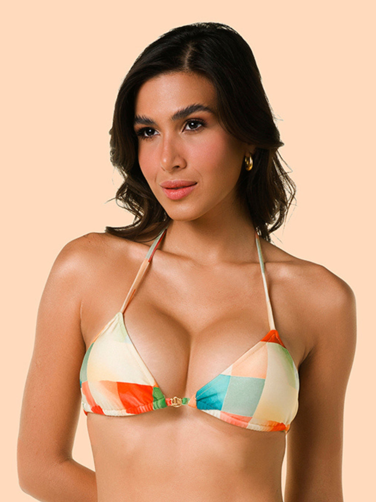 Gallery: Lua Morena Bikini Tops Top Cubismo-Abstrato Cortininha