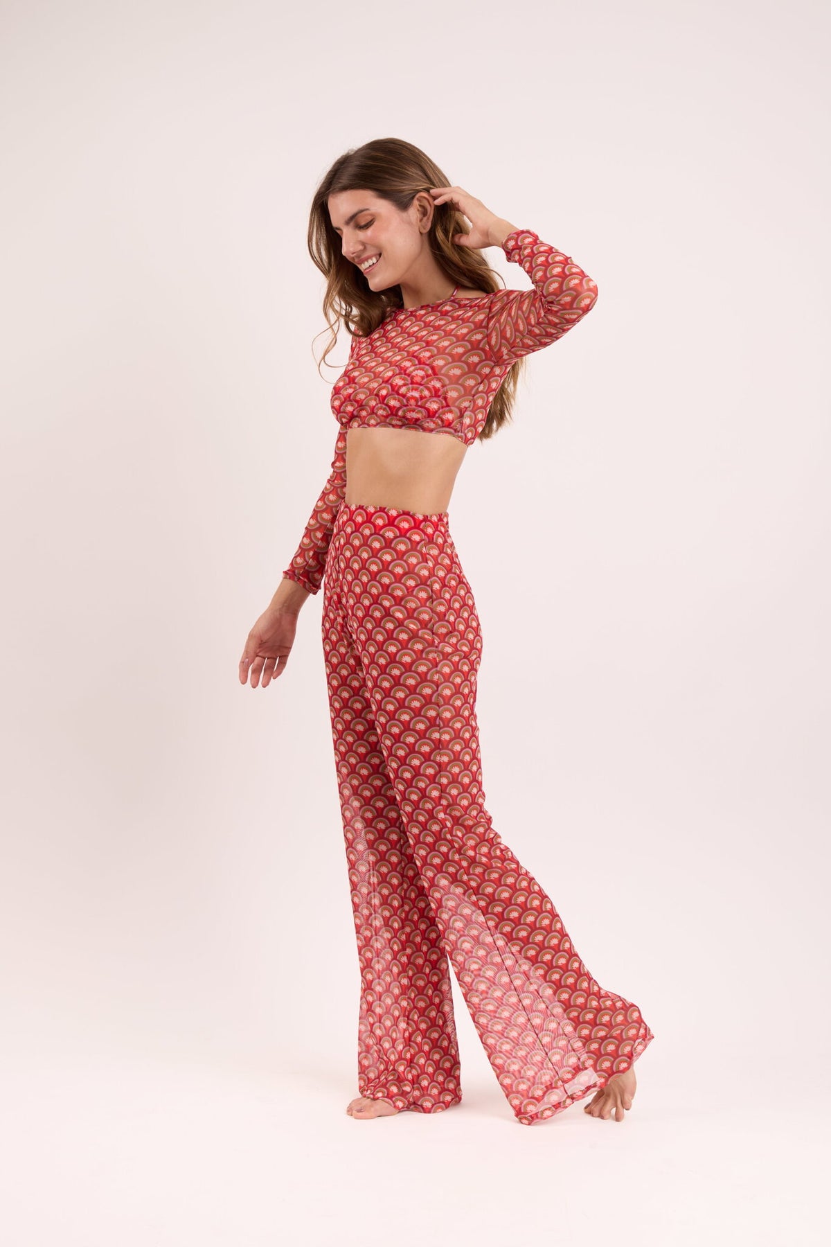 Image 03: Rio De Sol Pants Floral-Scales Pants Lana