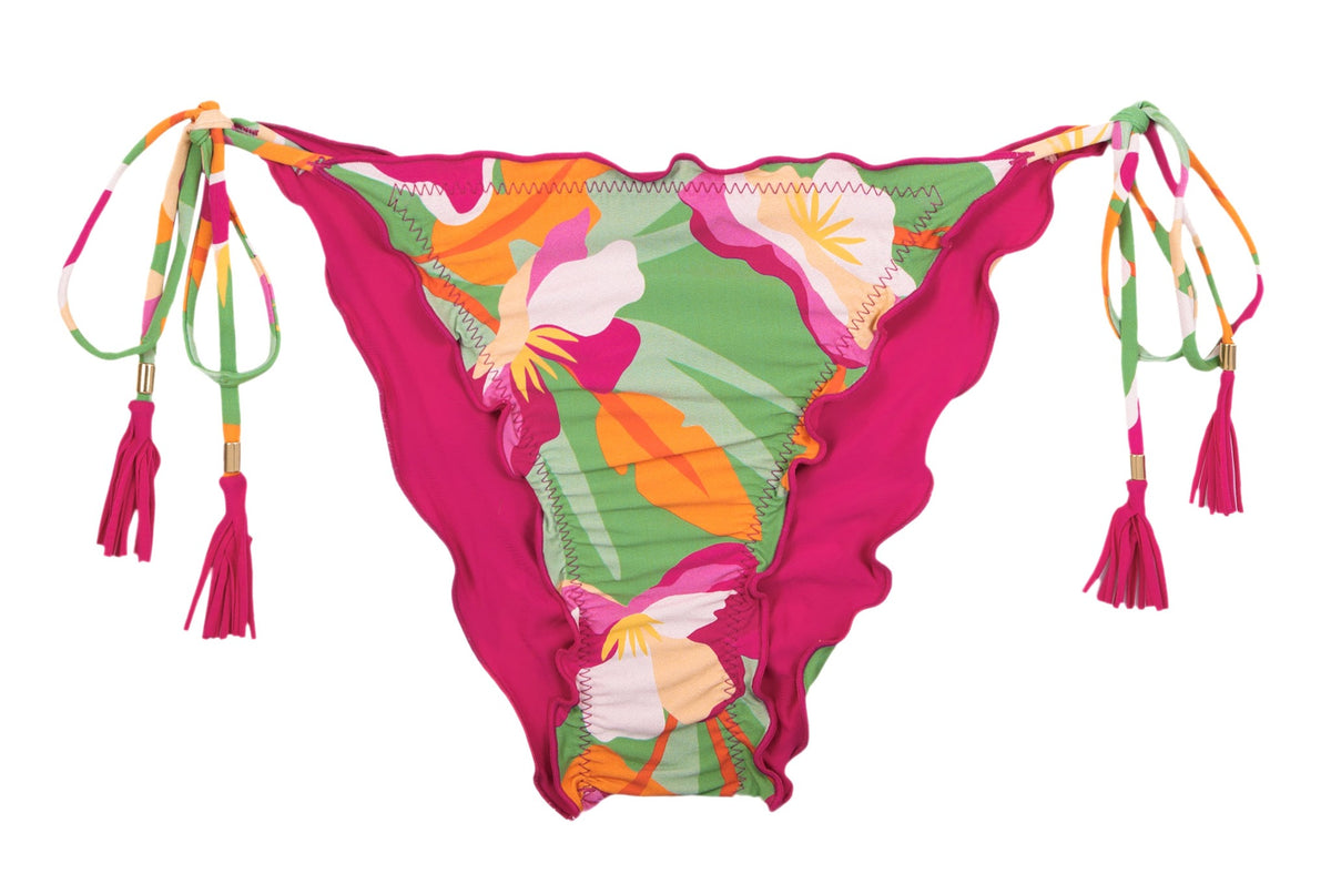 Product Front: Rio De Sol Bikini Bottoms Bottom Green-Bloom Frufru-Comfy