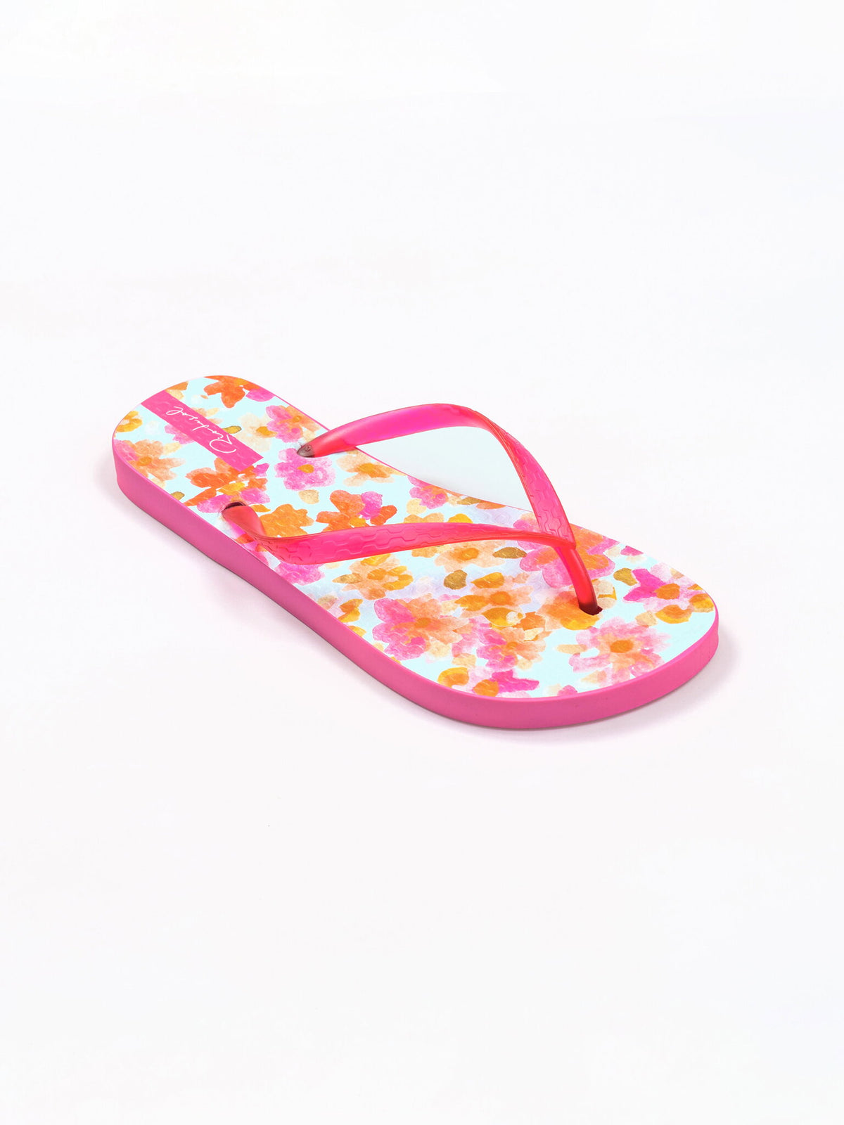 Product Back: Rio De Sol Flip-Flops Ditsy-Sky Slim