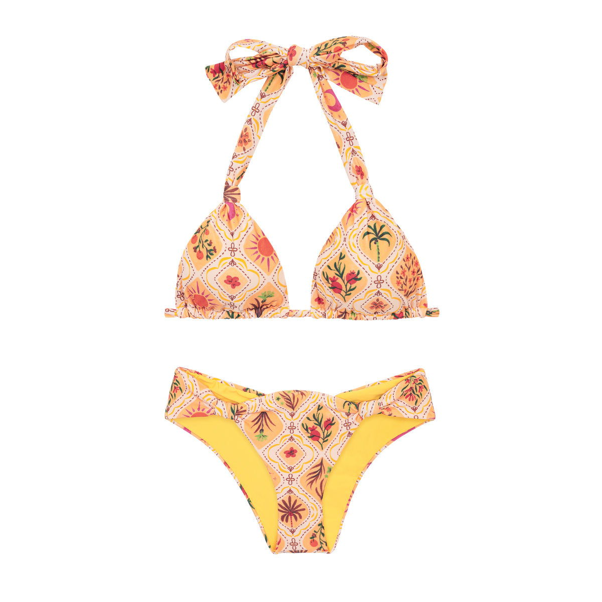Product Front: Rio De Sol Two Piece Swimwear Set Mosaico Mel