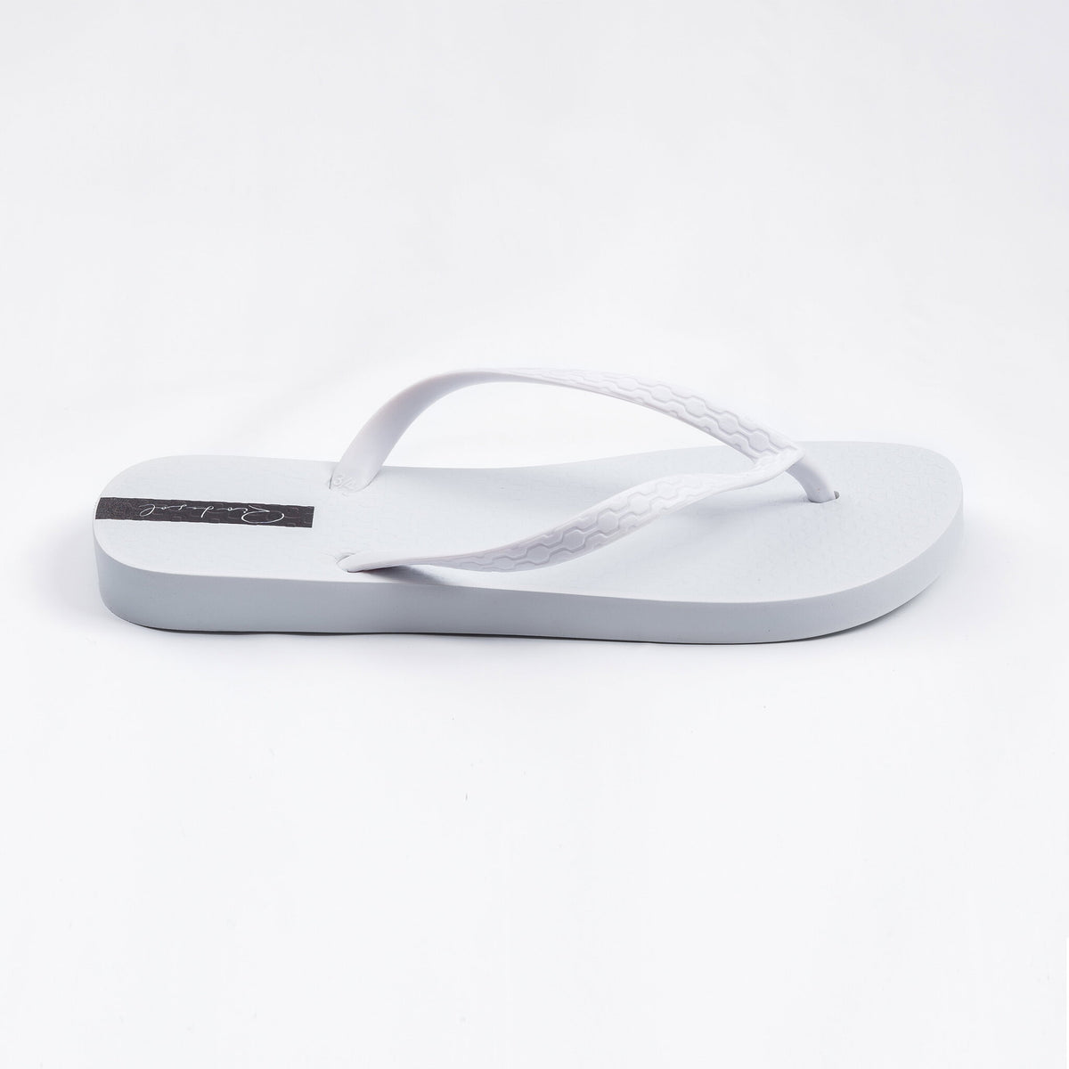 Image 03: Rio De Sol Flip-Flops White Slim