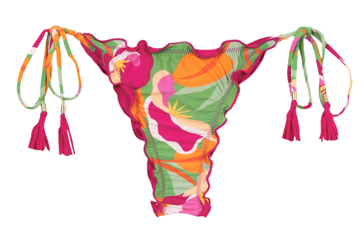 Product Front: Rio De Sol Bikini Bottoms Bottom Green-Bloom Frufru-Fio