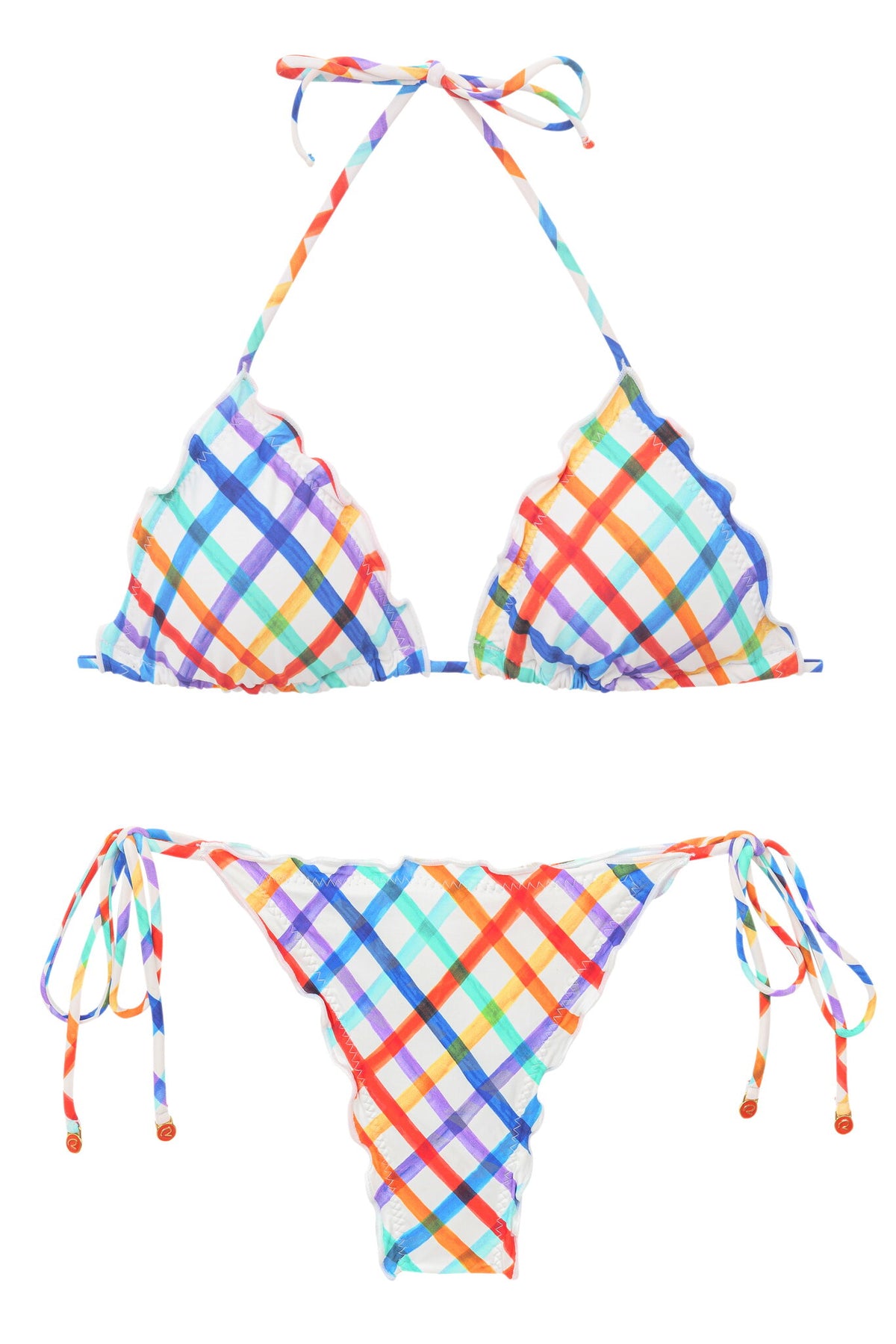 Product Front: Rio De Sol Two Piece Swimwear Set Square Frufru-Fio