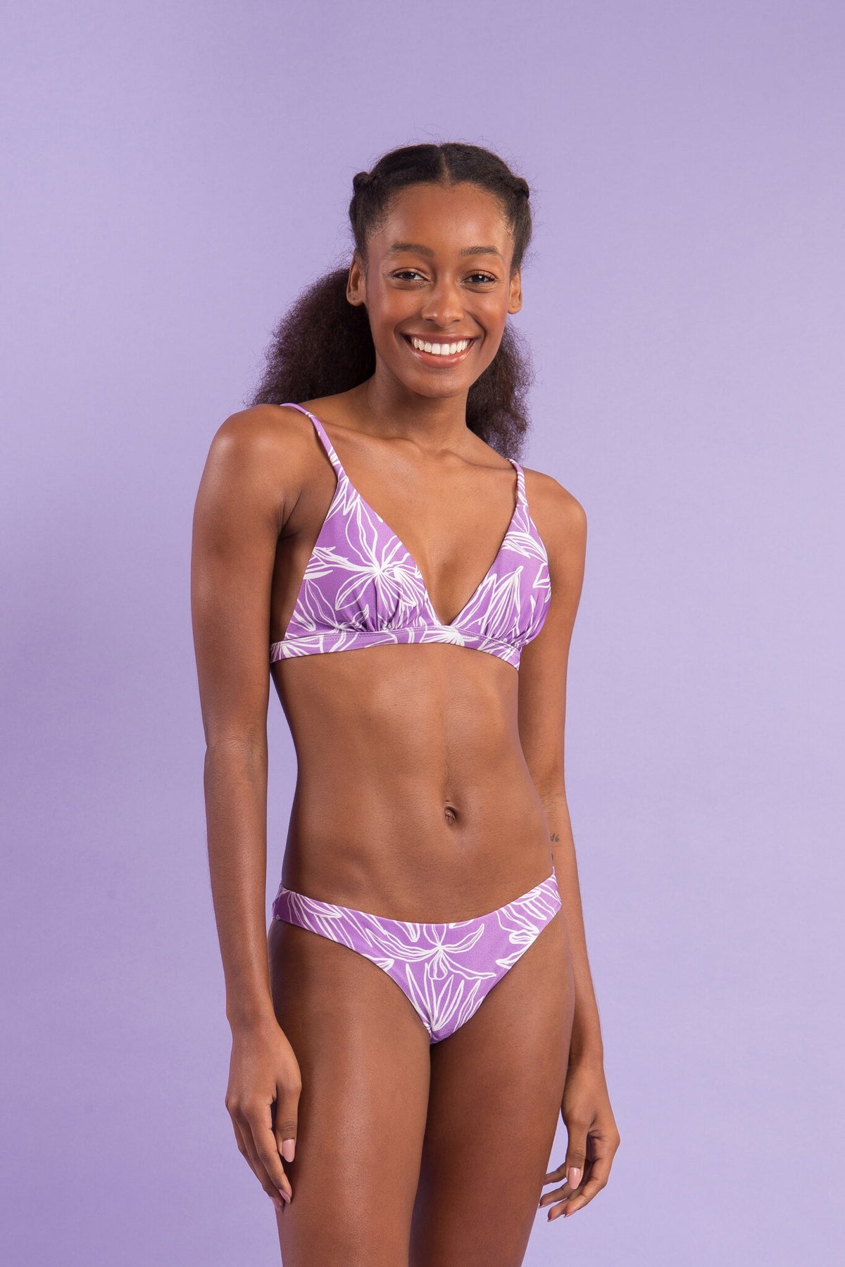 Image 09: Rio De Sol Bikini Tops Top Trail-Purple Tri-Fixo