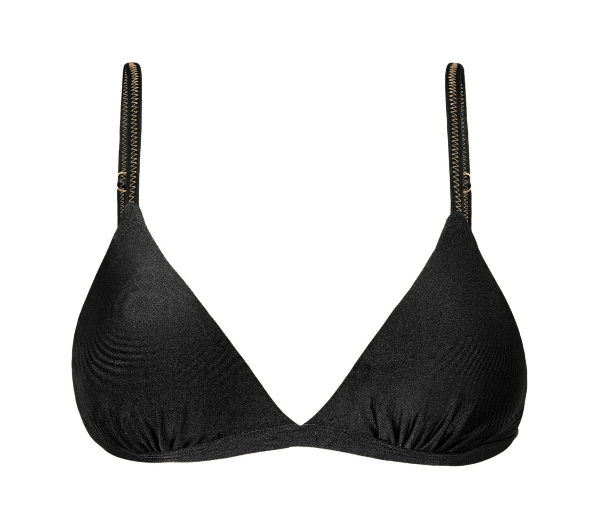 Product Front: Rio De Sol Bikini Tops Top Shimmer-Black Tri-Fixo