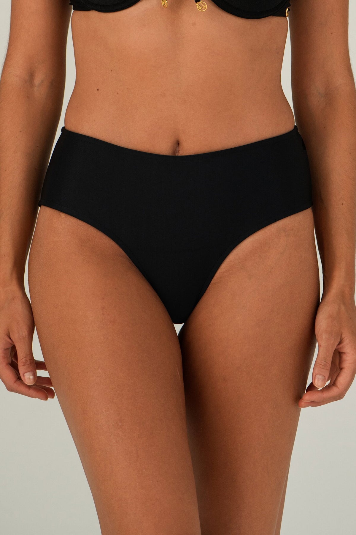 Gallery: Lua Morena Bikini Bottoms Bottom Preto Hot-Pants-Dobrado