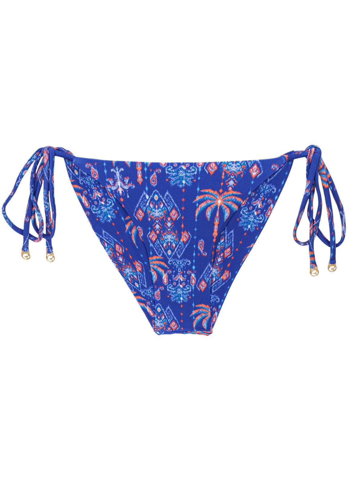 Product Front: Rio De Sol Bikini Bottoms Bottom Ikat-Blue Cheeky-Tie