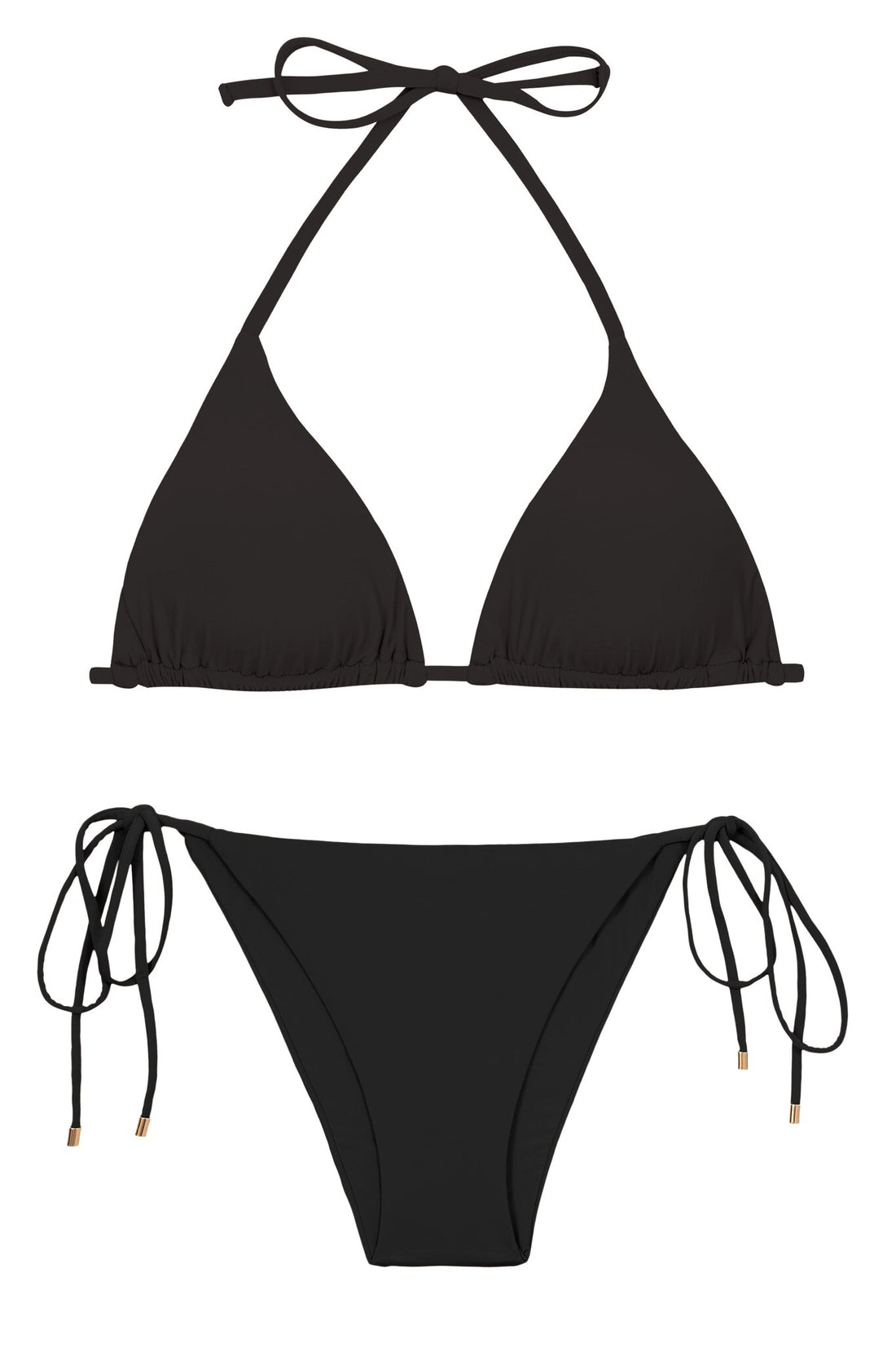 Product Front: Rio De Sol Two Piece Swimwear Set Nero Tri-Inv Lacinho