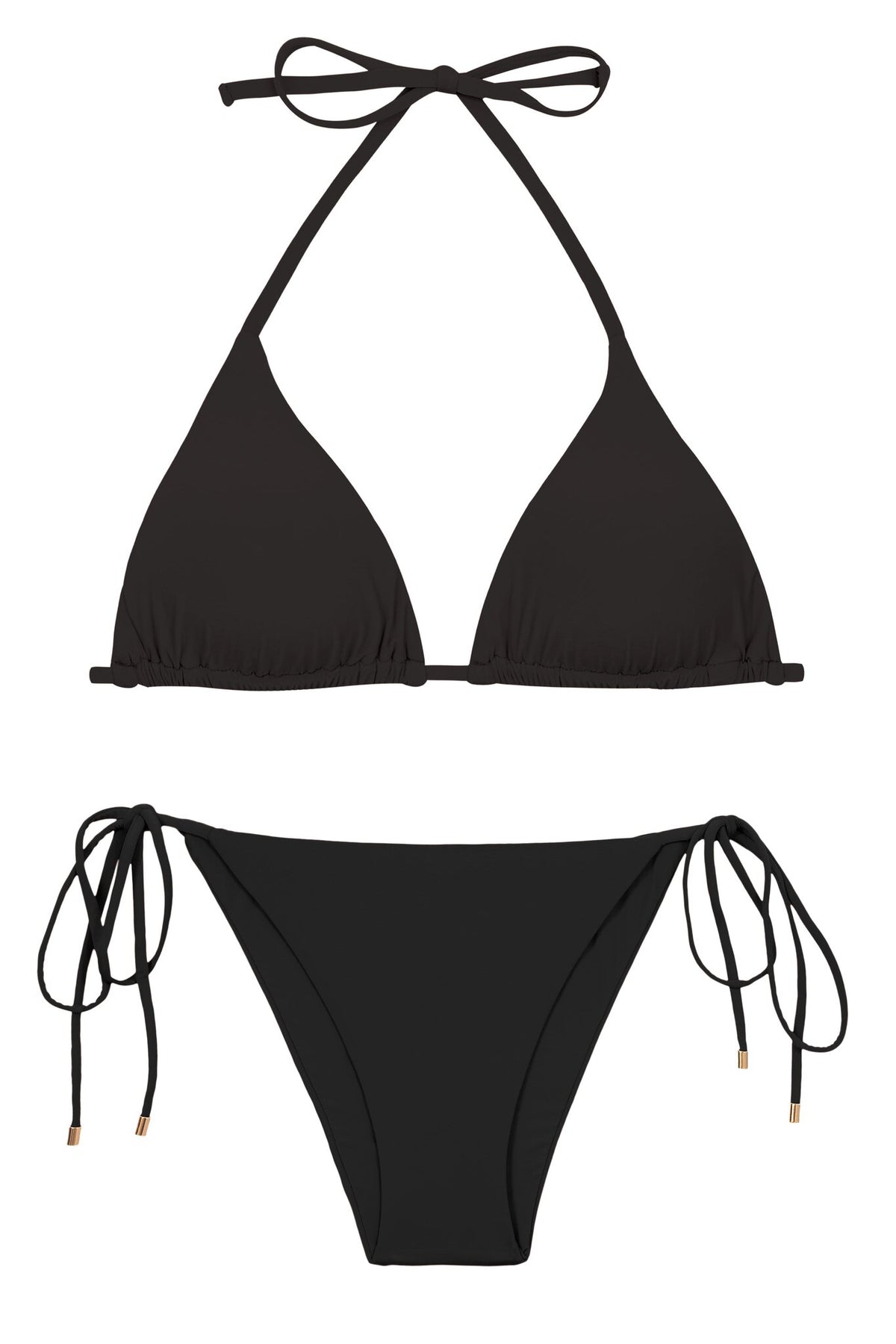 Product Front: Rio De Sol Two Piece Swimwear Set Nero Tri-Inv Lacinho