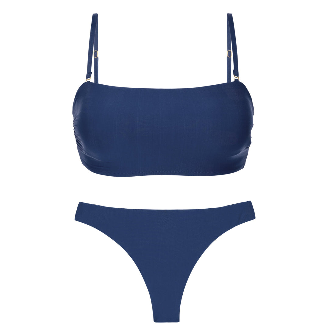 Product Front: Rio De Sol Two Piece Swimwear Set Navy Bandeau-Reto Nice-Fio