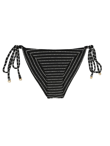 Product Front: Rio De Sol Bikini Bottoms Bottom Linea-Black Cheeky-Tie