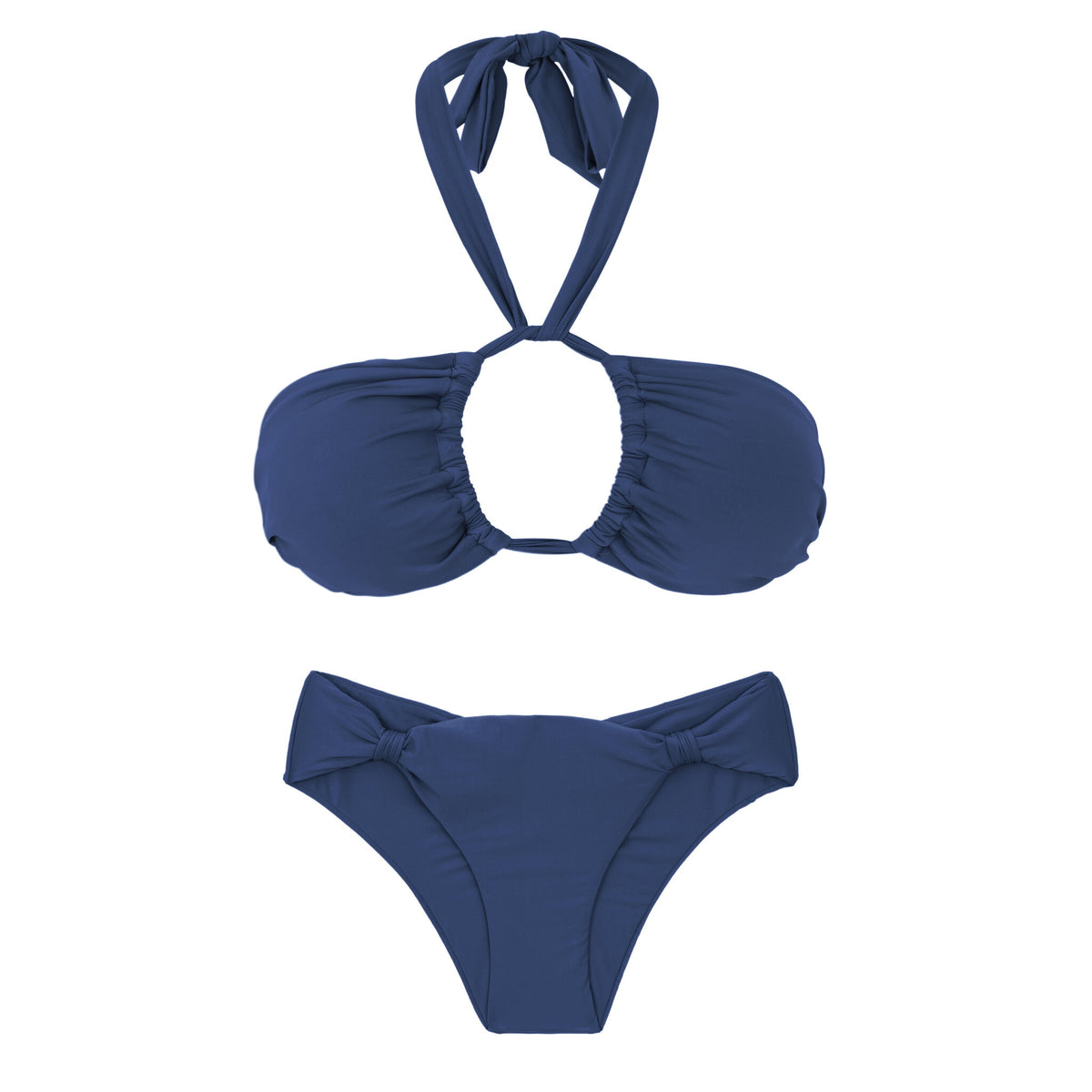 Product Back: Rio De Sol Two Piece Swimwear Set Navy Mel