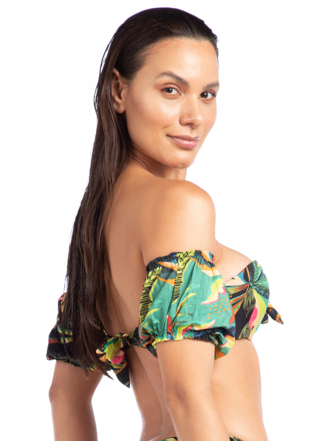 Model Back: La Playa Bikini Tops Top Lateral Jardins