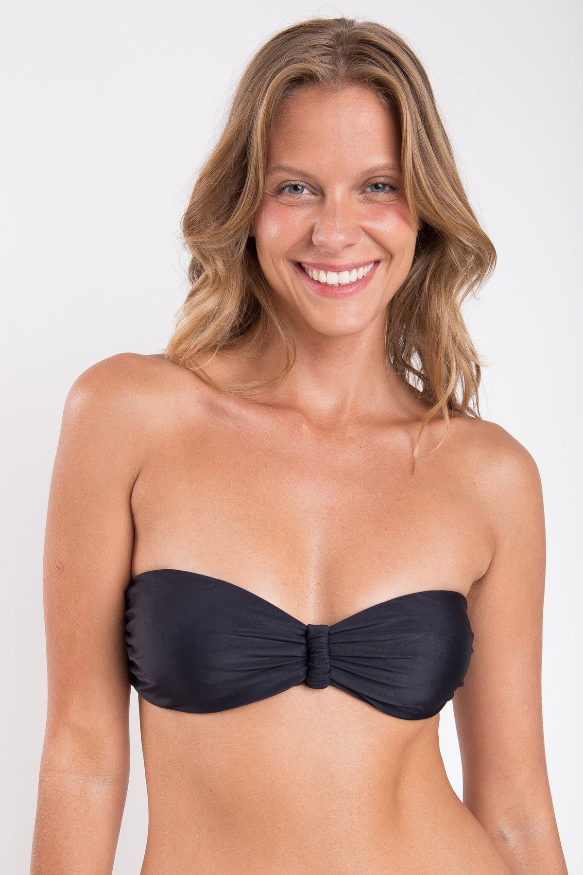 Image 10: Rio De Sol Two Piece Swimwear Set Touch-Black Bandeau-Crispy Nice
