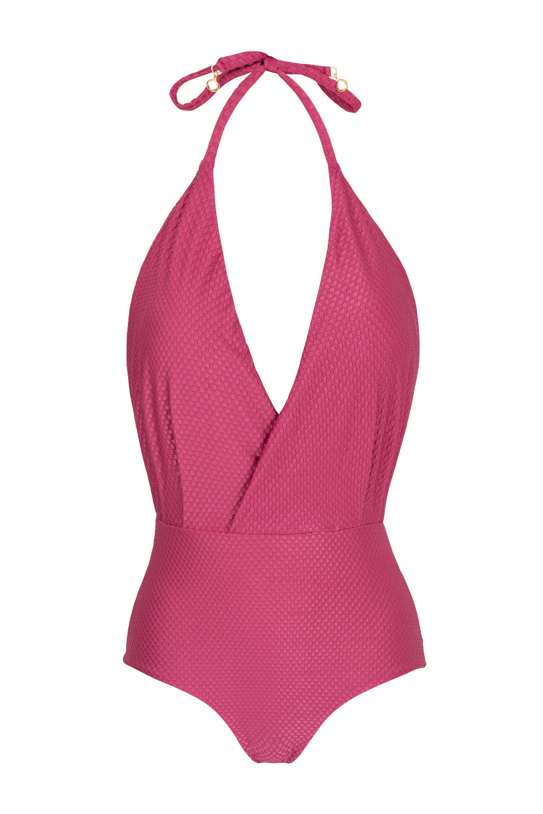 Product Front: Rio De Sol One Piece Swimsuits Cloque Lichia Transpassado