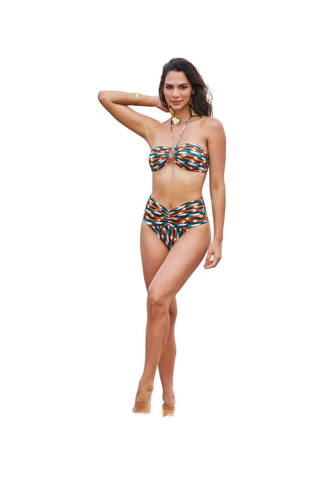 Model Front: Lua Morena Bikini Bottoms Bottom Modelador Aurum
