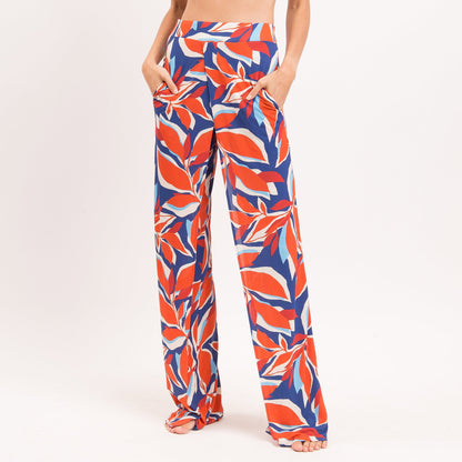 Gallery: Rio De Sol Pants Leaves Wide Pants