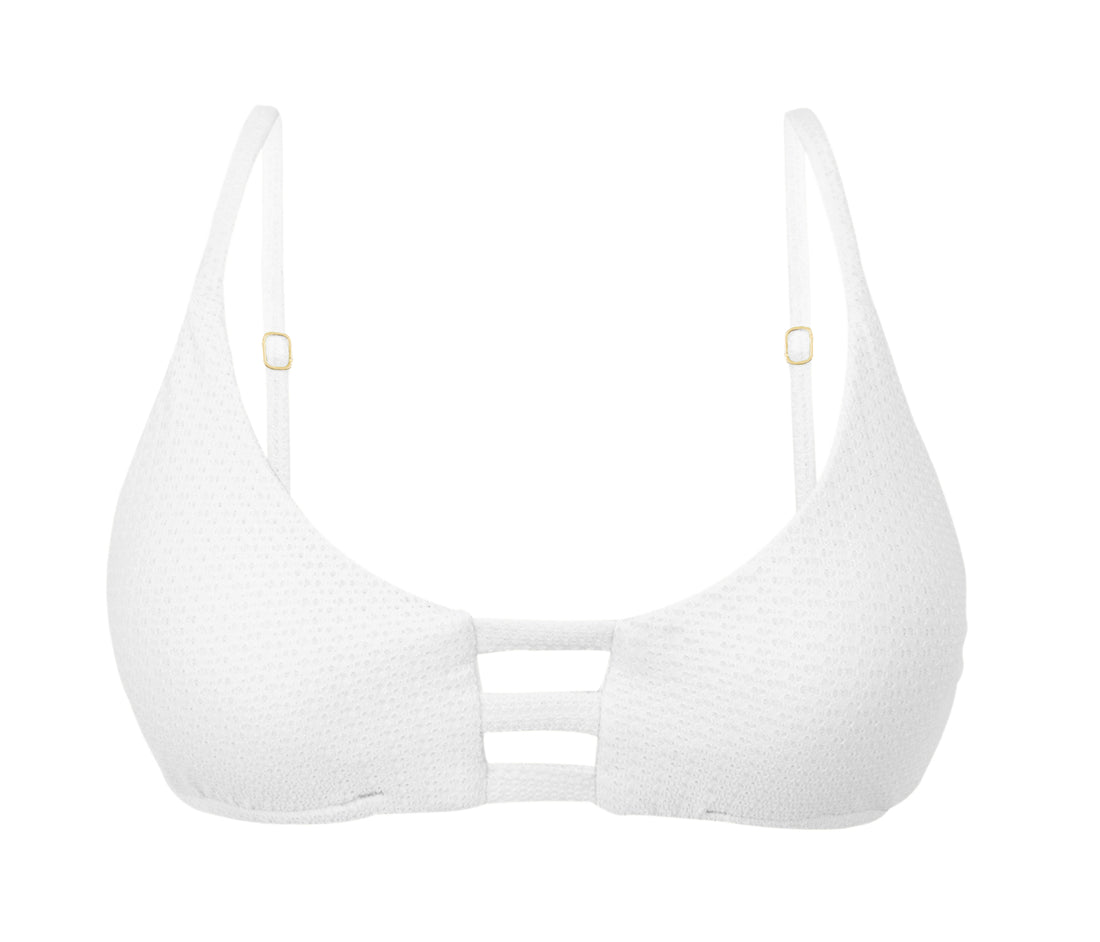Product Front: Rio De Sol Bikini Tops Top Bora-White Bra-Trio