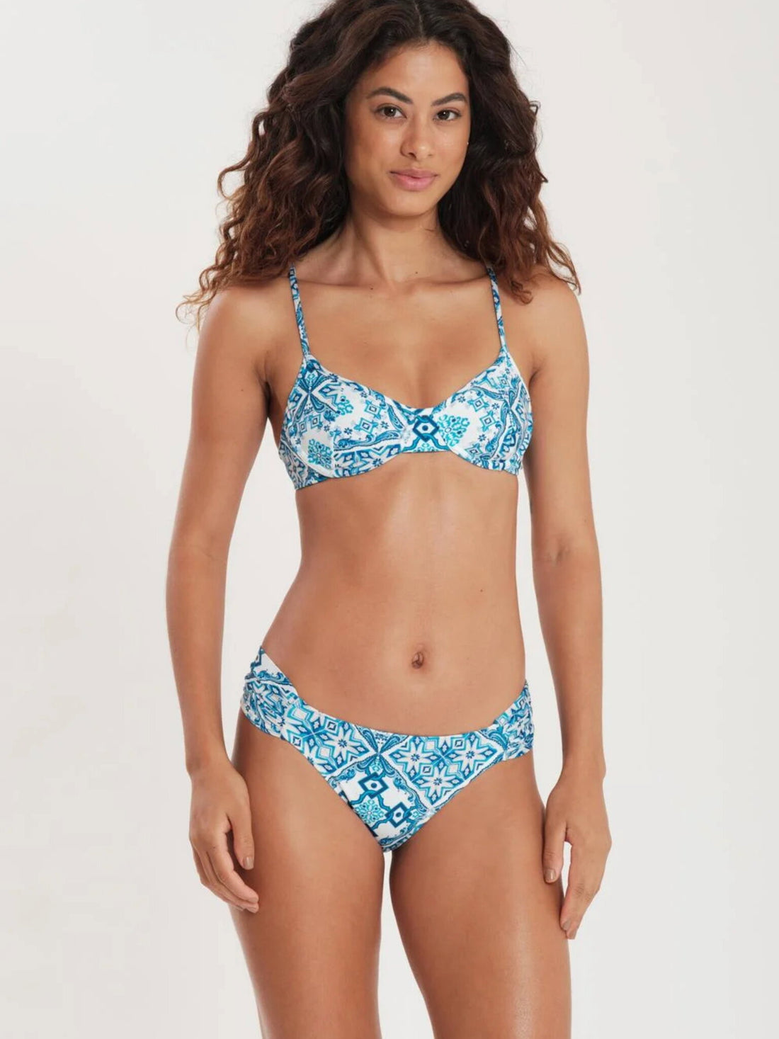 Model Front: Blueman Bikini Tops Top Lazule Pepe-Vies