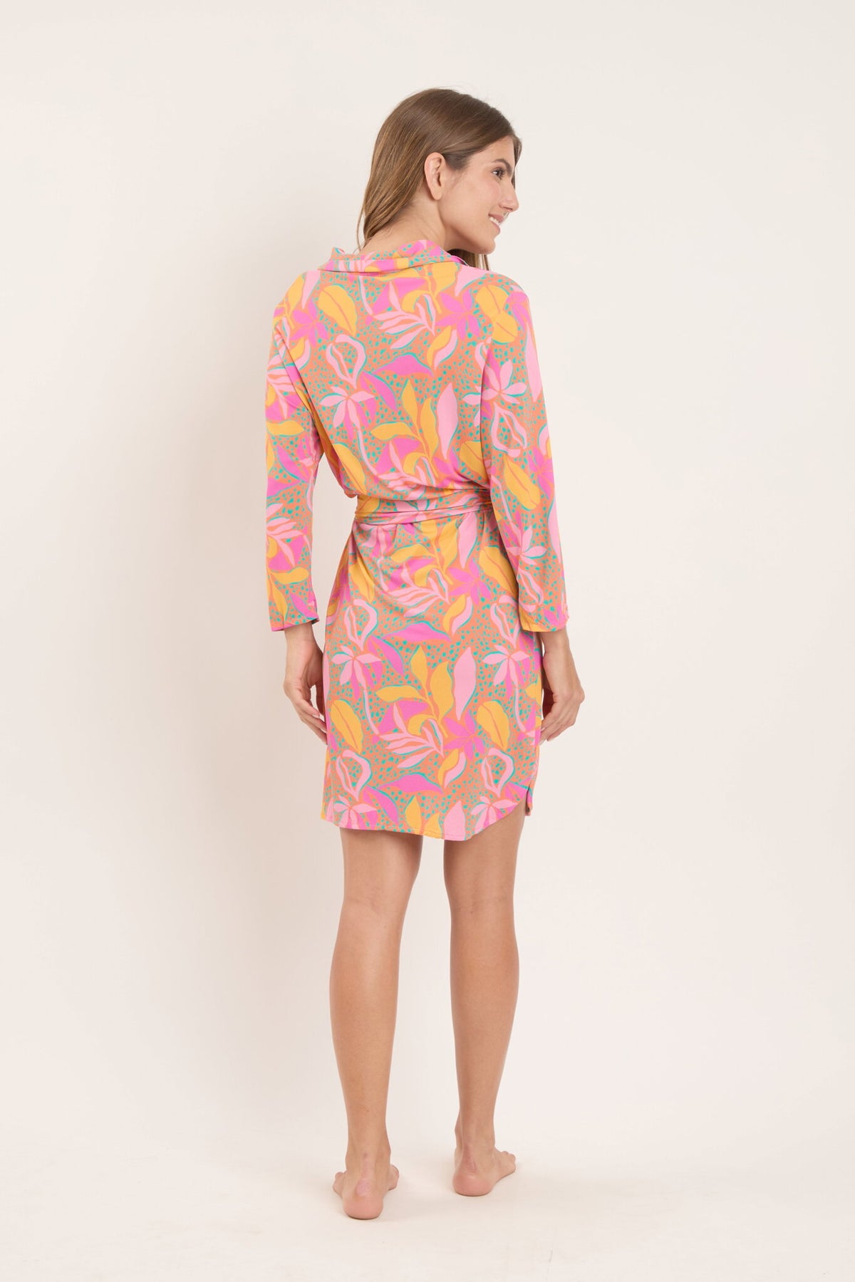 Model Back: Rio De Sol Shirtdress Lyla Chemise