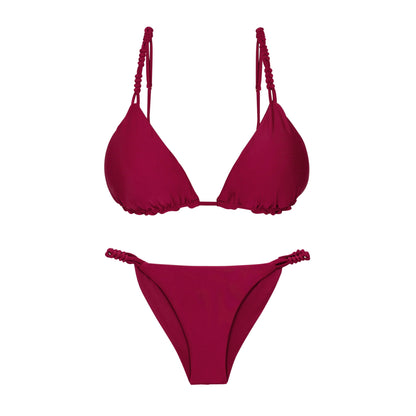 Product Front: Rio De Sol Two Piece Swimwear Set Touch-Carmim Selena