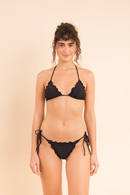 Image 13: Rio De Sol Bikini Bottoms Bottom Dots-Black Frufru
