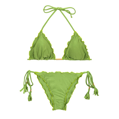 Product Front: Rio De Sol Two Piece Swimwear Set Shimmer-Botanica Frufru