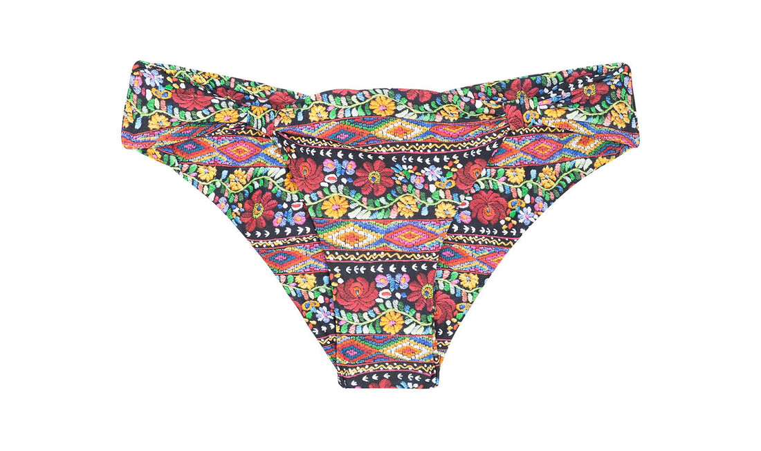 Product Front: Rio De Sol Bikini Bottoms Calcinha Folk Flutter New