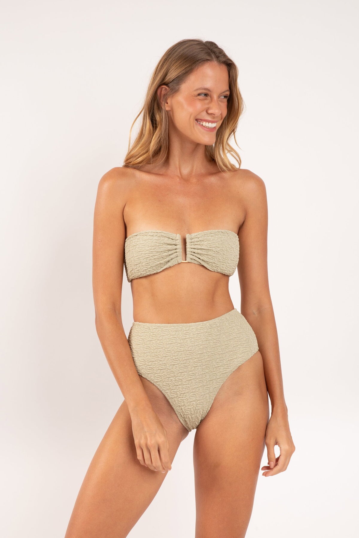 Image 06: Rio De Sol Bikini Bottoms Bottom Brisa-Pistache Hotpants