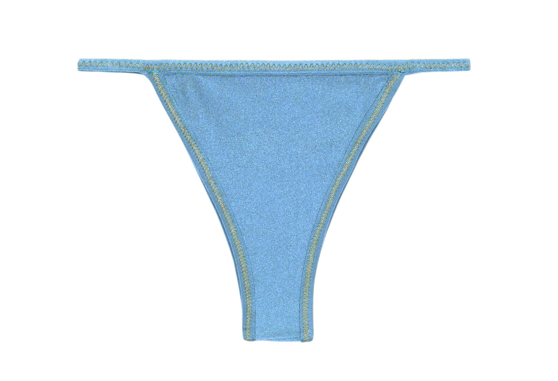 Product Front: Rio De Sol Bikini Bottoms Bottom Shimmer-Baltic-Sea California