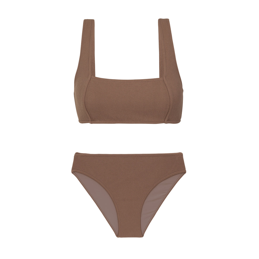 Product Front: Rio De Sol Two Piece Swimwear Set Sand-Cappuccino Mary Essential-Comfy