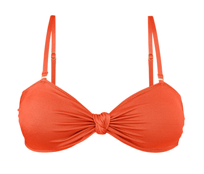 Product Front: Rio De Sol Top Top Paprica Bandeau-Joy