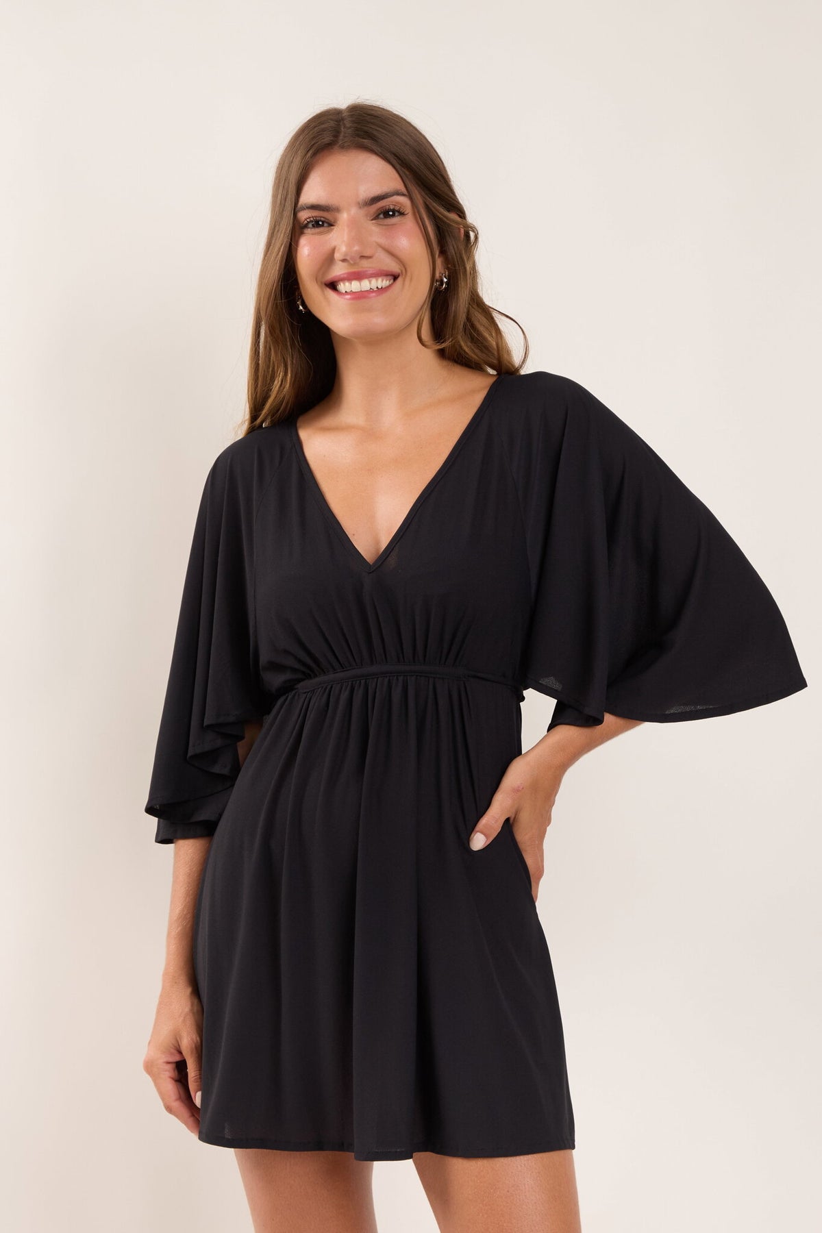 Image 04: Rio De Sol Mini Dresses Black Mini Dress