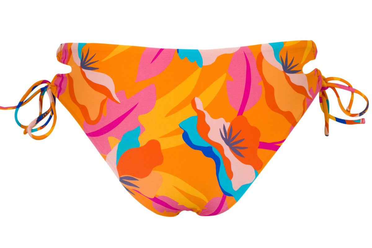 Product Back: Rio De Sol Bikini Bottoms Bottom Orange-Bloom Madrid