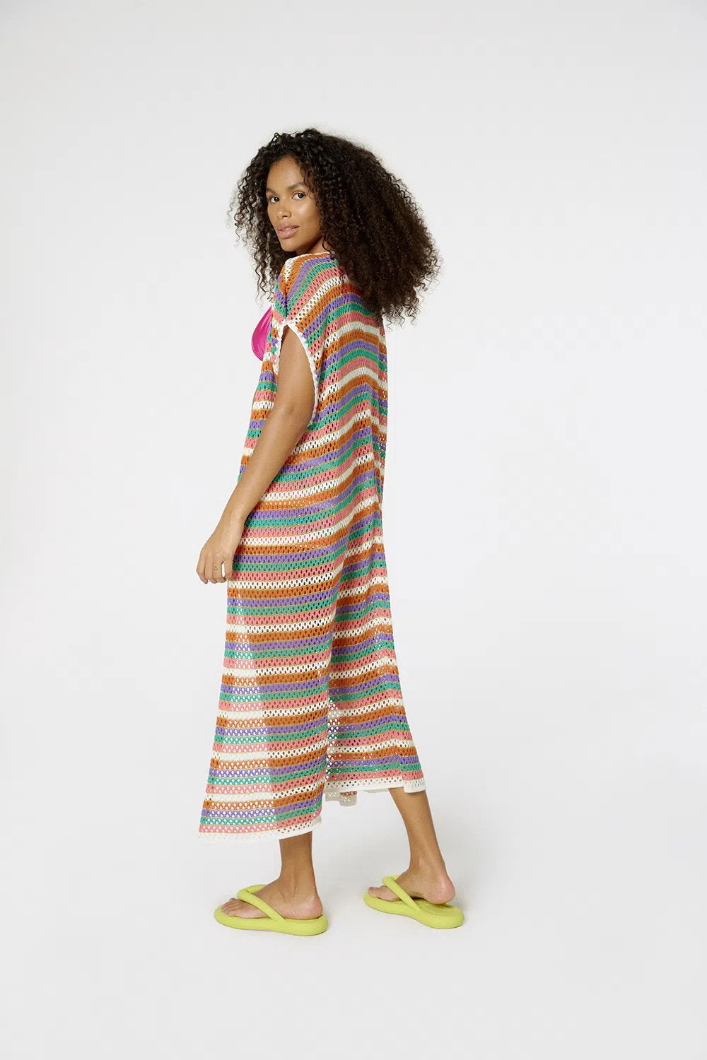 Model Back: Blueman Kaftans And Kimonos Blusa Kimono Listras