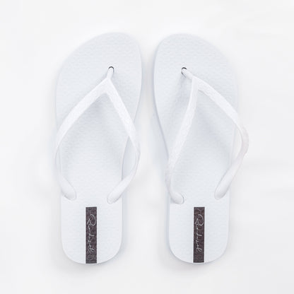 Product Front: Rio De Sol Flip-Flops White Slim