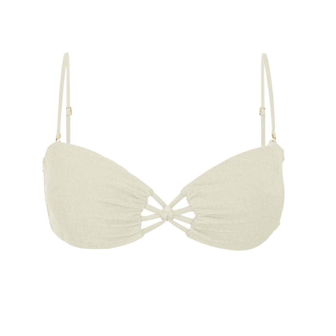 Product Front: Rio De Sol Bikini Tops Top Malibu-Natural Bandeau-Iris