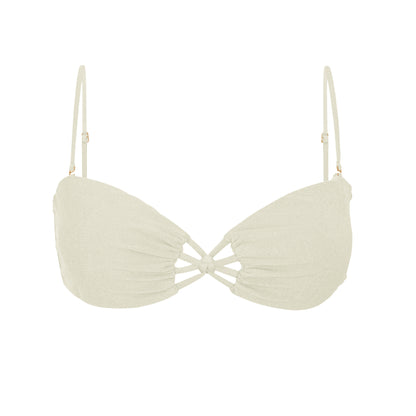 Product Front: Rio De Sol Bikini Tops Top Malibu-Natural Bandeau-Iris