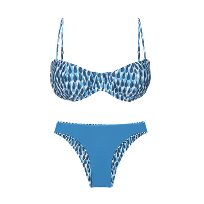 Product Back: Rio De Sol Two Piece Swimwear Set Chuva Kelli Essential