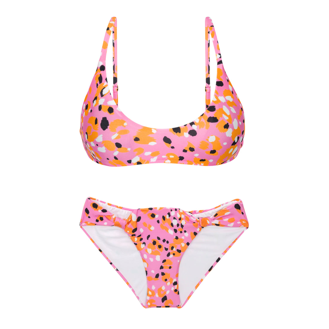 Product Front: Rio De Sol Two Piece Swimwear Set Sweet-Camo Bralette Mel-Comfy