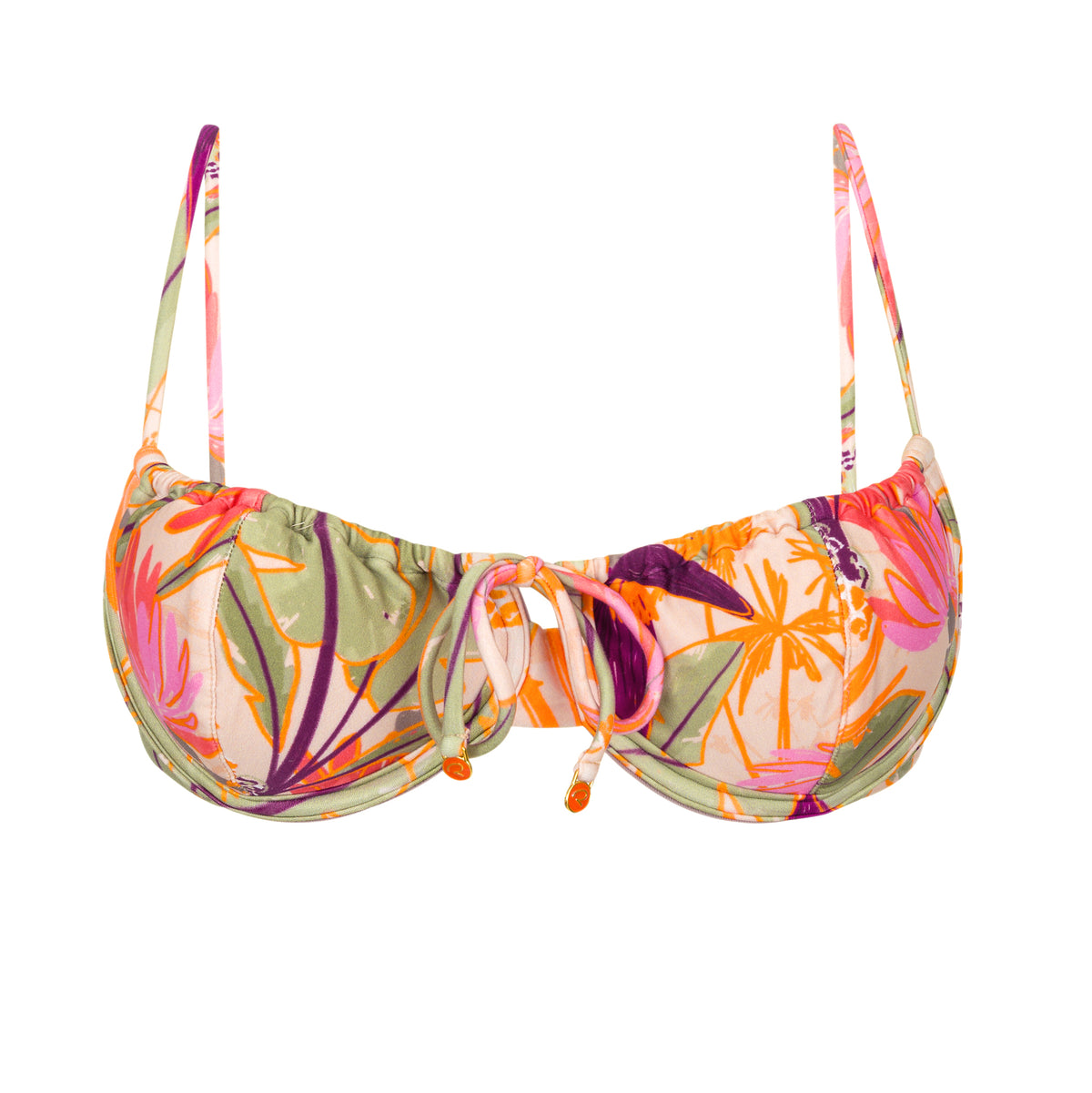 Product Front: Rio De Sol Bikini Tops Top Oasis Balconet-Tie
