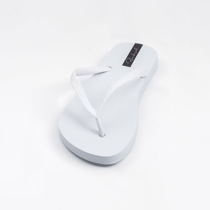 Image 05: Rio De Sol Flip-Flops White Slim